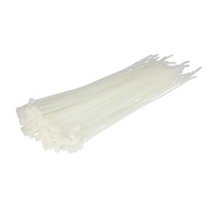 Braçadeira de cabo, 100pcs, brancas MAMMOOTH MMT TKB 300/4,8