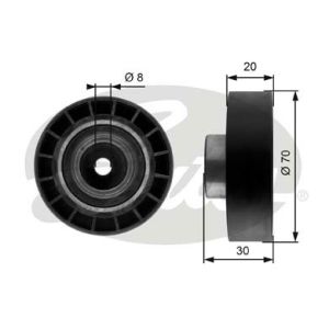 Polea tensora, correa trapezoidal DriveAlign GATES T39059