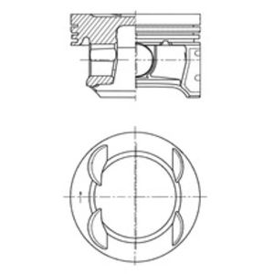 Kolben KOLBENSCHMIDT 41 007 600