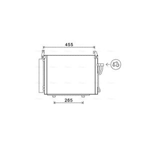 Condenseur (climatisation) AVA COOLING HY5245D