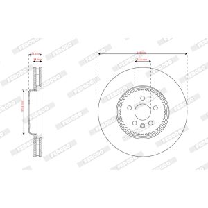 Jarrulevy FERODO DDF3079VC-1