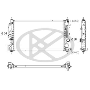 Motorkühler KOYORAD PL463375