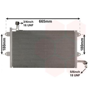 A/C-kondensor VAN WEZEL 58005137