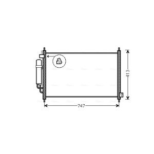 Condenseur (climatisation) AVA COOLING HD5234D
