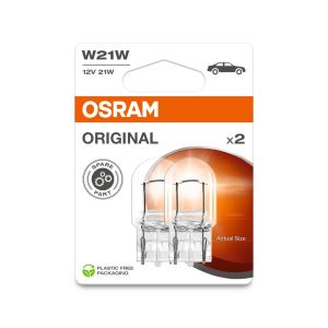Lâmpada incandescente OSRAM Standard W21W 12V, 21W, 2 Peça