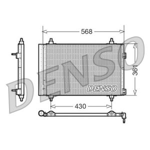 Lauhdutin, ilmastointilaite DENSO DCN07008