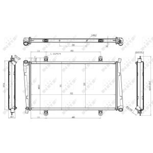 Kühler, Motorkühlung NRF 53157