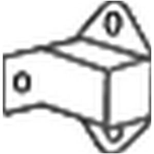 Rubberstrip, uitlaatsysteem BOSAL 255-035