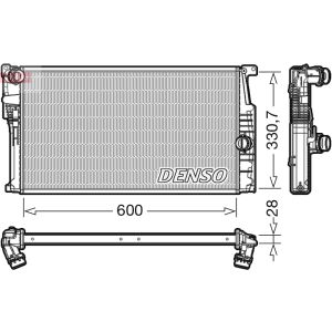 Radiador, arrefecimento do motor DENSO DRM05015