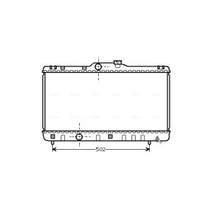 Motorkühler AVA COOLING TOA2147