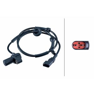 Snelheidssensor, ABS HELLA 6PU 358 252-601