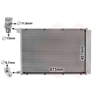 Condenseur (climatisation) VAN WEZEL 30015703