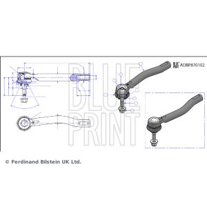 Spurstangenkopf BLUE PRINT ADBP870102
