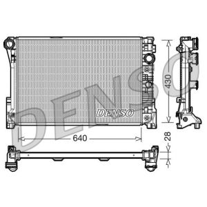 Radiador de motor DENSO DRM17043