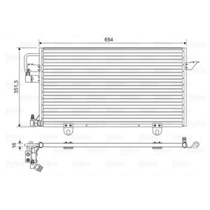 Condenseur (climatisation) VALEO 822602