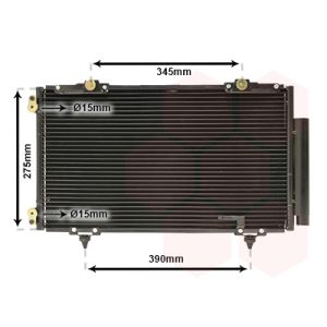 Condenseur (climatisation) VAN WEZEL 53005266