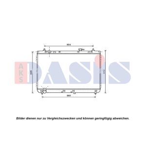 Arrefecedor do motor AKS DASIS 510173N