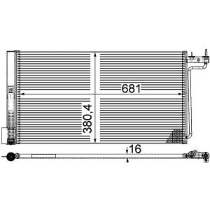 Condenseur (climatisation) MAHLE AC 29 000P
