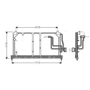 Condenseur (climatisation) AVA COOLING OL5224
