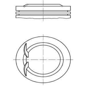 Piston MAHLE 011 02 01