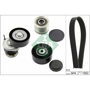 Cinto com várias nervuras (6PK1019)  INA 529 0586 20