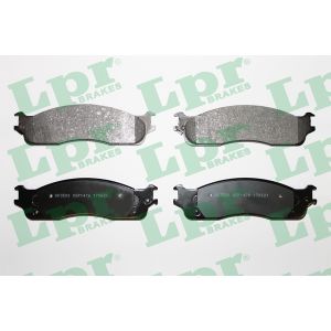Remblokset LPR 05P1478, voor