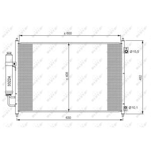 Condensador, aire acondicionado EASY FIT NRF 35873