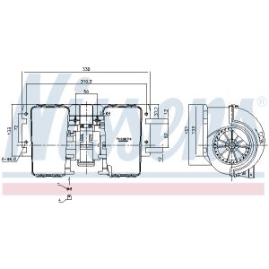 Ventilatore interno NISSENS NIS 87486