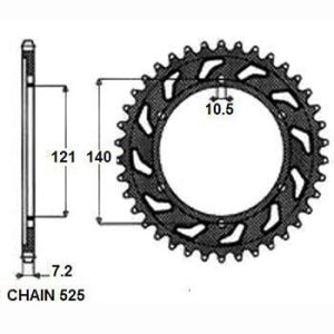 équipement, derrière SUNSTAR SUNR1-4536-45