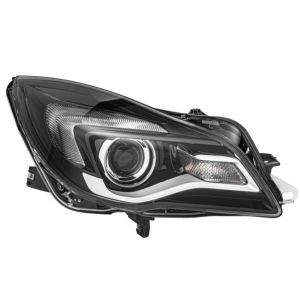 Phare Avant Droit HELLA Hybride LED - Pour VW Polo V (6R1, 6C1), Circulation à Droite - Projecteur Principal - 2