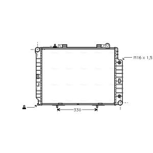 Arrefecedor do motor AVA COOLING MS2209
