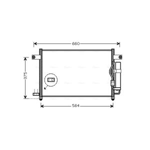 Condenseur (climatisation) AVA COOLING DW5049D AVA