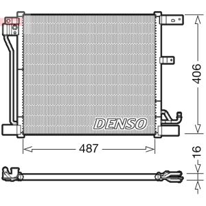 Condensator, airconditioning DENSO DCN46018