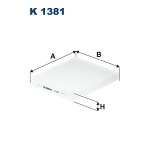 Cabineluchtfilter FILTRON K 1381