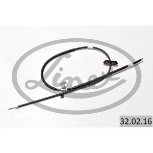 Cable, freno de servicio LINEX 32.02.16 izquierda