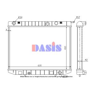 Motorkühler AKS DASIS 150006N
