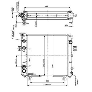 Kühler, Motorkühlung NRF 52300