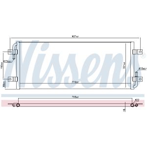 Oliekoeler, automatische versnellingsbak NISSENS 606912