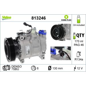 Compressor, ar condicionado VALEO 813246