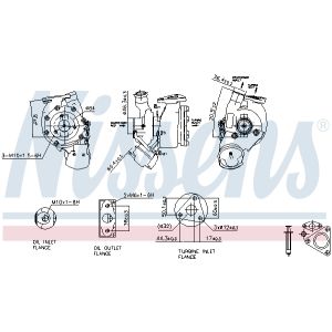 Supercharger, drukvulling NISSENS 93186