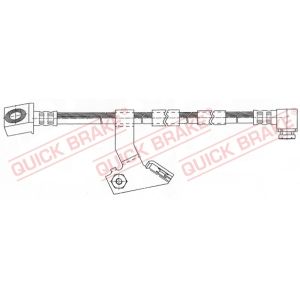 Flexible de frein QUICK BRAKE 54.903