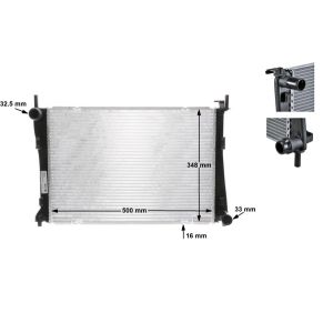 Arrefecedor do motor MAHLE CR 1355 000S