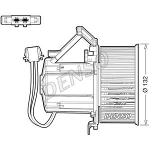 Ventilador de habitáculo DENSO DEA02009