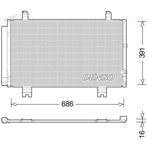 Condensador, aire acondicionado DENSO DCN51013