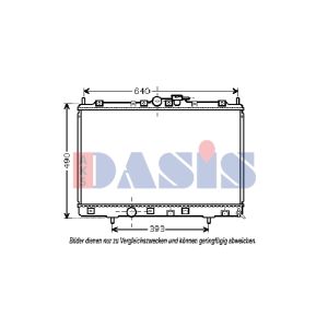 Raffreddatore motore AKS DASIS 140059N