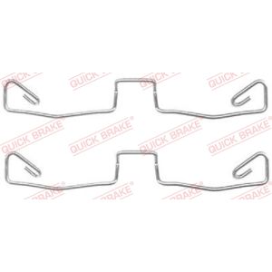 Kit Accessoires Plaquettes Frein à Disque Metzger 109-1702 - Compatible Réf. OE - Neuf