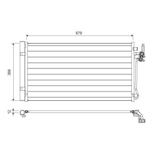 Condenseur (climatisation) VALEO 822731