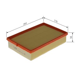 Luftfilter BOSCH F 026 400 693