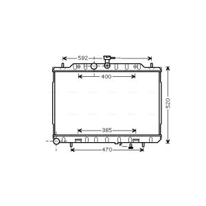 Arrefecedor do motor AVA COOLING DN2294