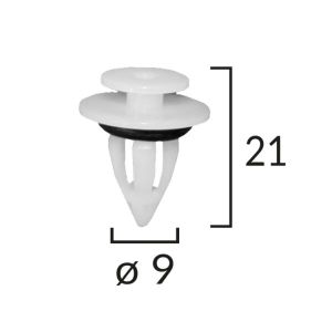 Clip ROMIX C60698, 10 Stück